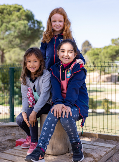 primary 3 girl playing