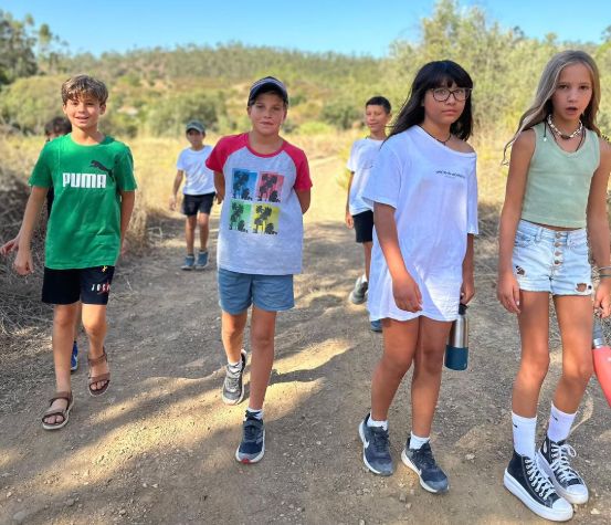 community walk in almancil for world children’s day